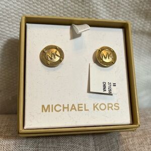 Michael Kors Chic Gold Earrings